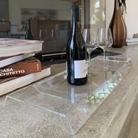 Carlotta Modern and designer tray transparent 2